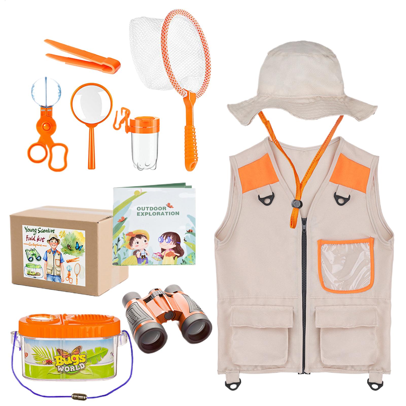 Outdoor Adventure Kit For Boys - Kinderavontuurset met hoed, lichtgewicht, ademend, educatief