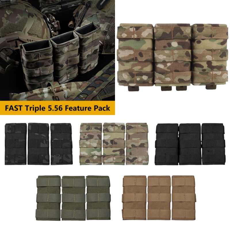 Outdoor Adventure Vest - MOLLE-compatibel drievoudig tijdschriftzakje | Lichtgewicht en
