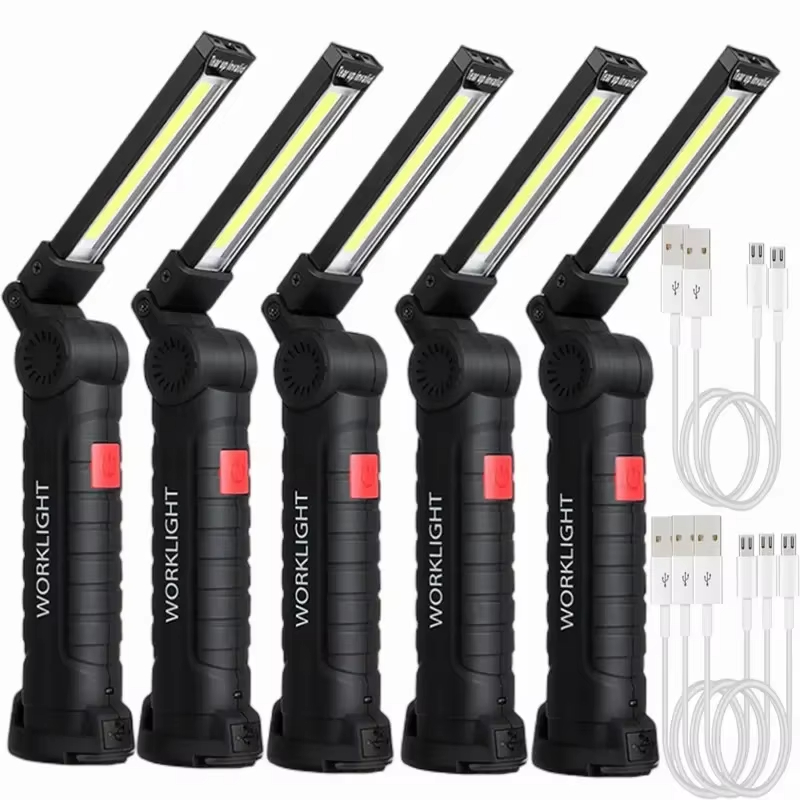 Outdoor Adventures - Draagbare COB LED-zaklamp USB oplaadbare werklamp