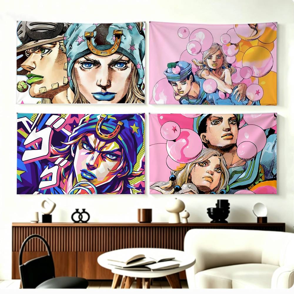 Outdoor Adventure Background - COOL J-JoJos B-Bizarres Adventures Vlaggen Muurhangende
