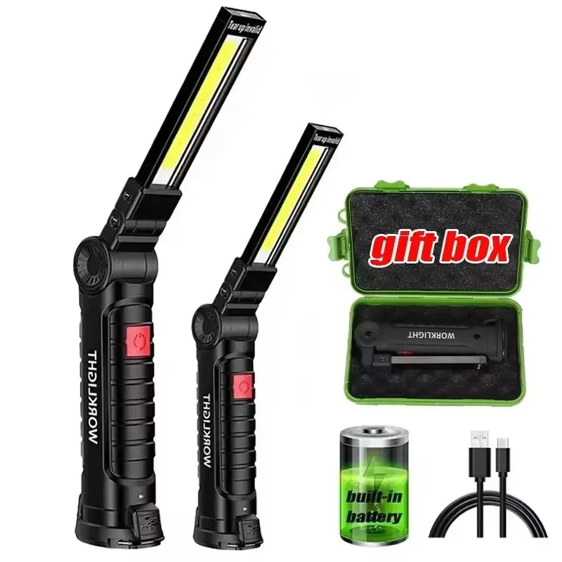 Outdoor Adventures - Draagbare handzaklamp USB oplaadbare LED-werklamp 5