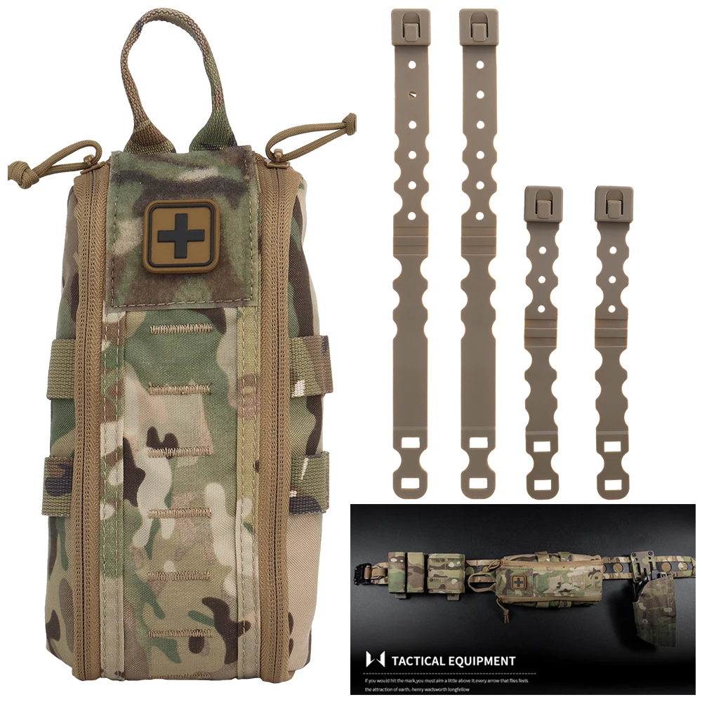Outdoor Adventure Vest - Camping EHBO-Kit Molle Heupgordel Tas Jacht