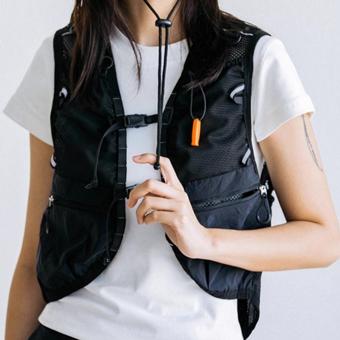 Outdoor Adventure Vest - Unisex outdoor utility vest patchwork multi-pocket