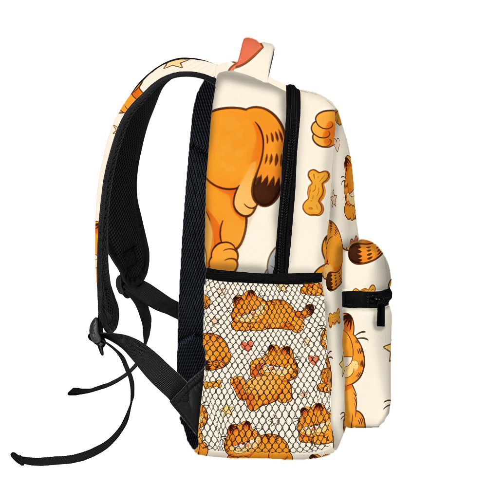 Outdoor Adventures - Grappige luie Garfield-rugzak met ster-hartprint Leuke