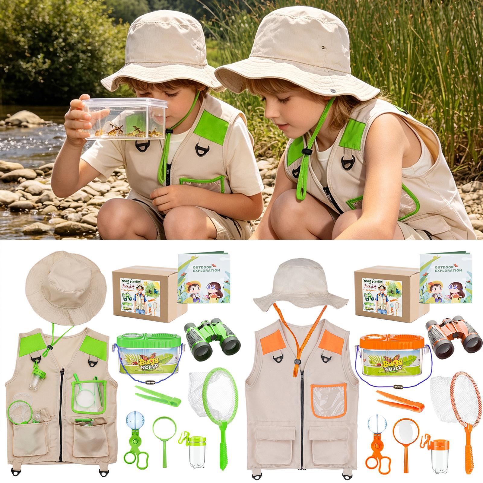 Kinderavontuurset met hoed, li - Outdoor Adventure Kit For Boys recensie en prijs