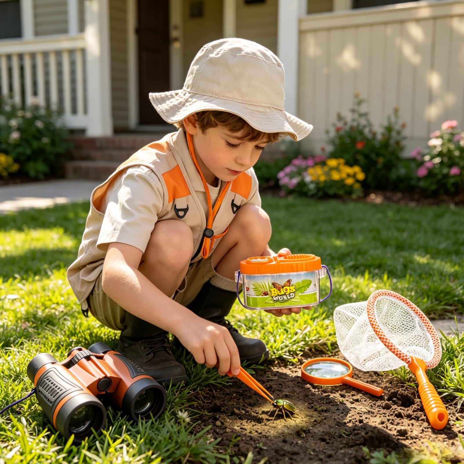 Kinderavontuurset met hoed, li - Outdoor Adventure Kit For Boys recensie en prijs