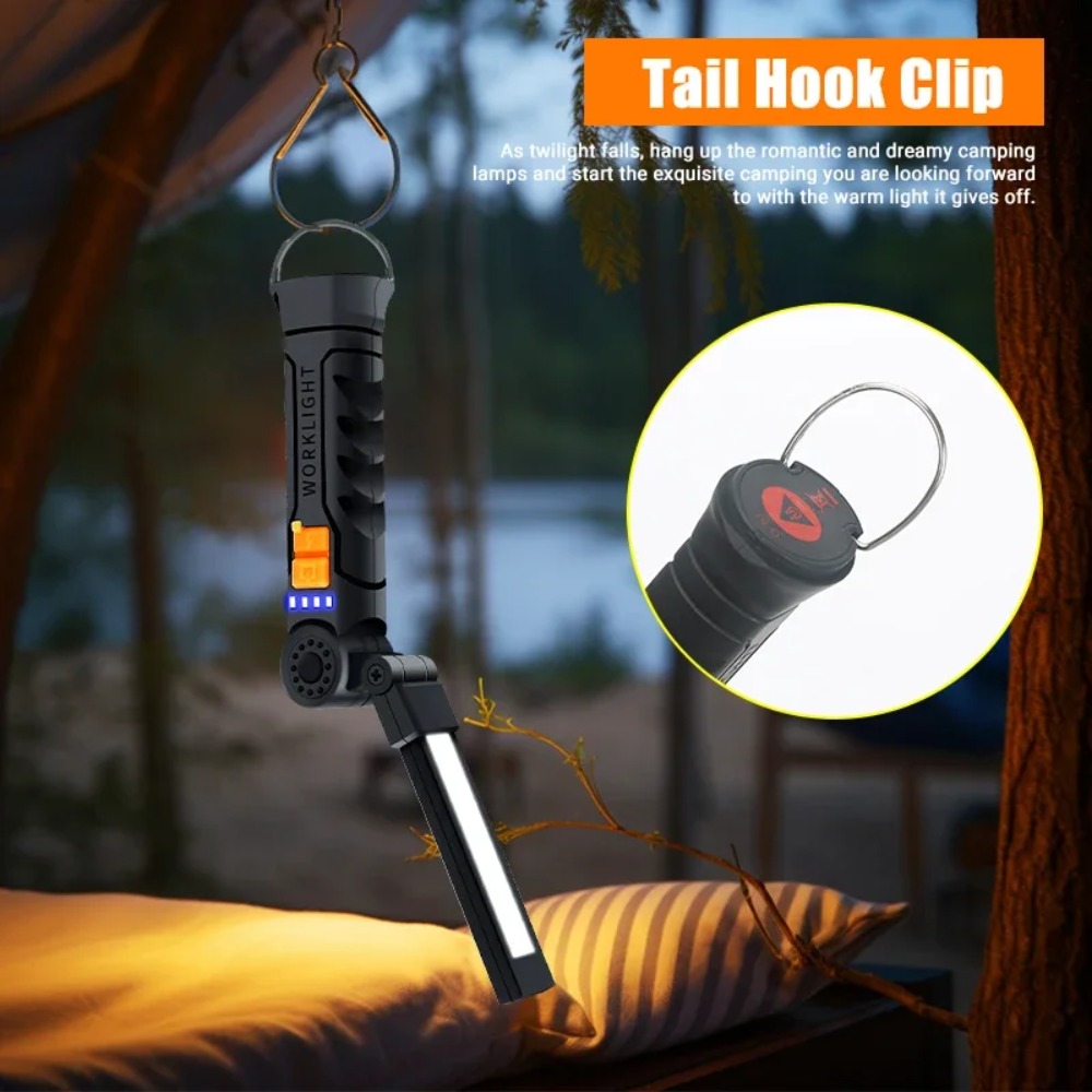 Draagbare COB LED-zaklamp USB  - Outdoor Adventures recensie en prijs