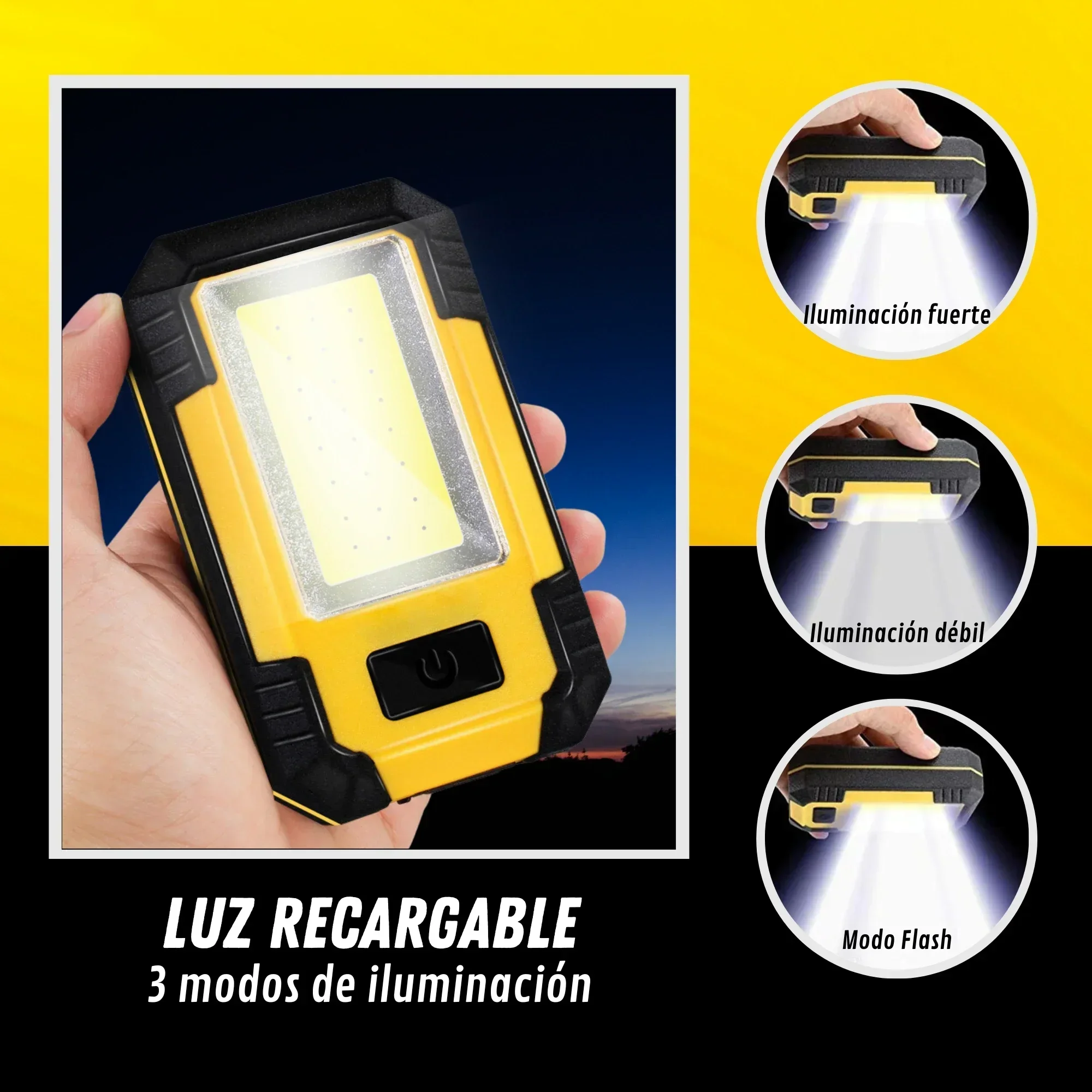 Oplaadbare 4000mAh werklamp, s - Outdoor Adventures recensie en prijs