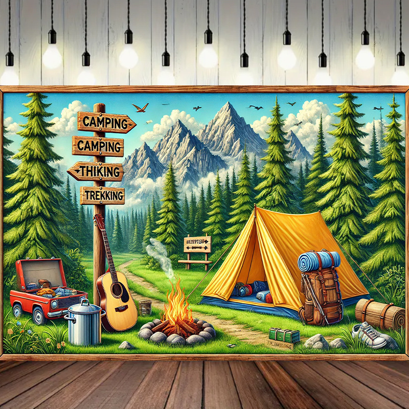 1-camping- en outdooravonturen - Outdoor Adventure Background recensie en prijs
