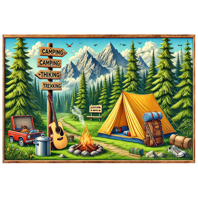 1-camping- en outdooravonturen - Outdoor Adventure Background recensie en prijs