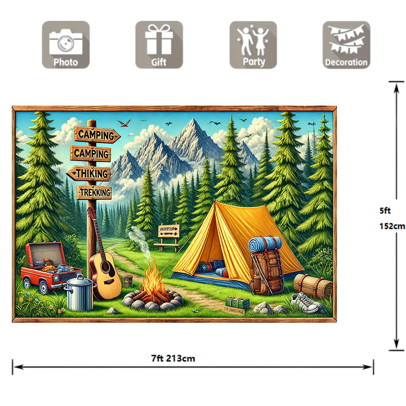 1-camping- en outdooravonturen - Outdoor Adventure Background recensie en prijs