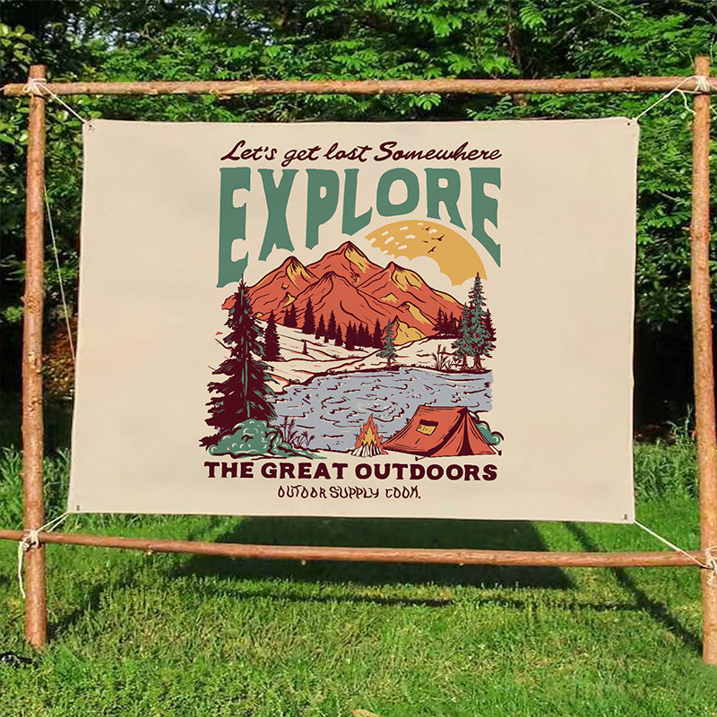 Vintage Adventure Wild Life Ca - Outdoor Adventure Background recensie en prijs