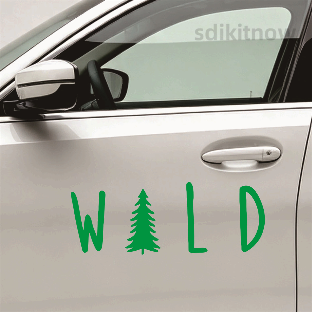 Wilde dennenboom vinyl autosti - Outdoor Adventure Jeep recensie en prijs