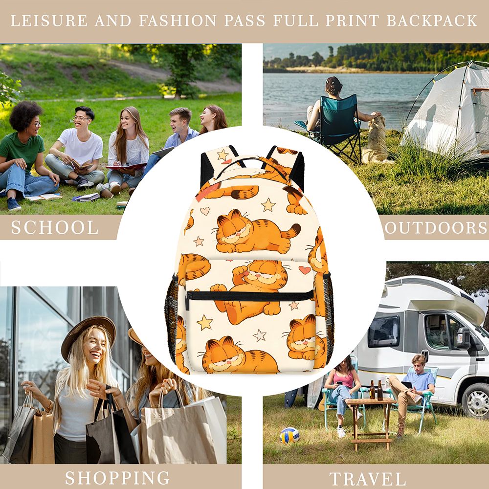 Grappige luie Garfield-rugzak  - Outdoor Adventures recensie en prijs